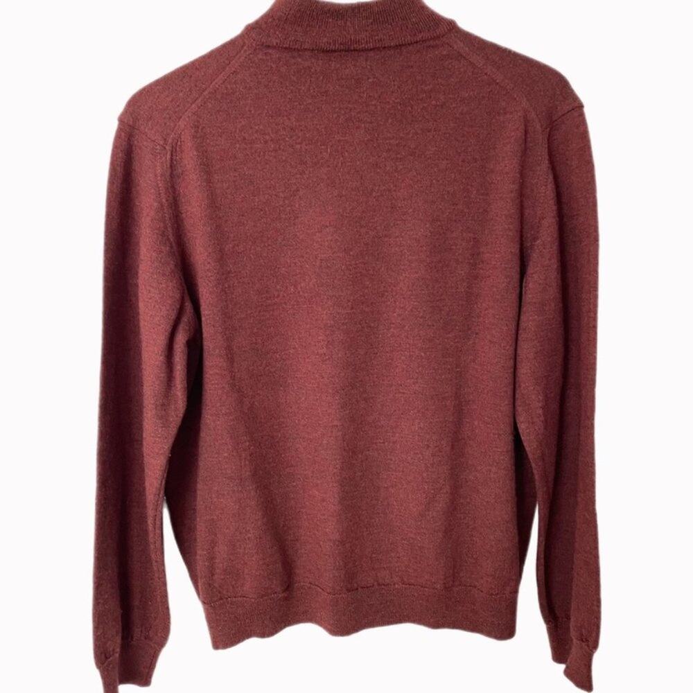 Vintage 90s Mock Neck Sweater Sz M - Picture 2 of 4
